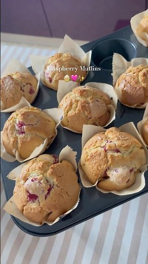 Best raspberry muffins I’ve ever made 🩷