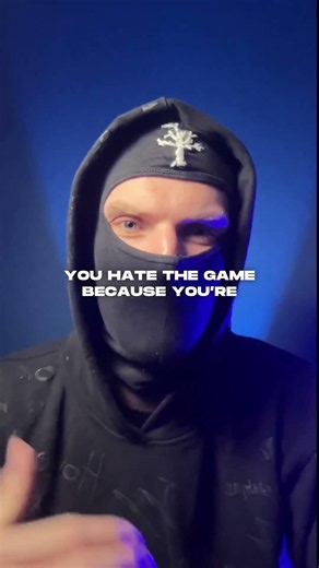 You hate the game because you're losing