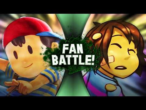 Ness VS Frisk (Earthbound VS Undertale) | FAN BATTLE!