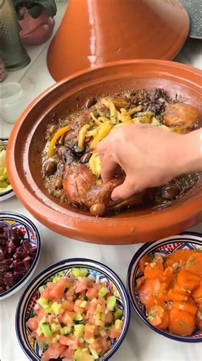 Tajine poulet au olive à la marocaine 🇲🇦😋