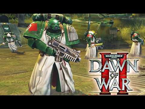 ANGELS OF CALIBAN STAND! Dark Angels vs Tyranids Kraken | Dawn of War II: Codex Edition Mod (4K)