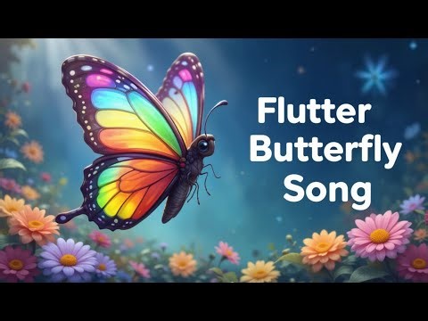 Flutter Butterfly Song – English Kids Nature Song