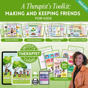 Making and Keeping friends For Kids Mega Bundle, Keeping friendshsips, Kids Conn