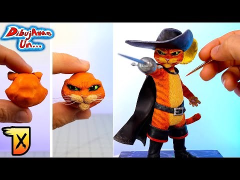 How to make PUSS IN BOOTS The Last Wish in CLAY || DRAWVENGERS Ep2 Temp2 || Draw Me A...