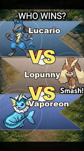 Lucario, Vaporeon and Lopunny are back… the cursed furry trio returns 💀