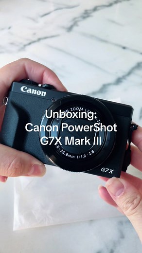 Unboxing my new Canon Powershot G7X Mark III. 🙌🏻 Send me all you trips and tricks! #canoncamera #canonpowershot #canonpowershotg7xmarkiii #powershotg7xmarkiii #camera #unboxing