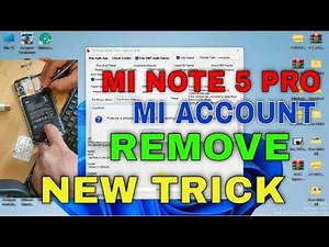 mi redmi note 5 pro mi account remove umt