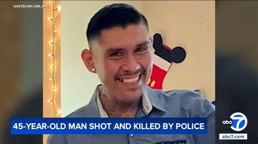 Cellphone video shows LAPD officers shooting man in back, family says