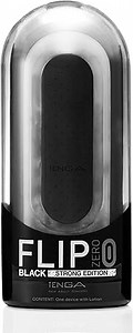 TENGA Flip Zero Wiederverwendbare Luxus-Masturbationshilfe für Männer, Schwarz (Strong)