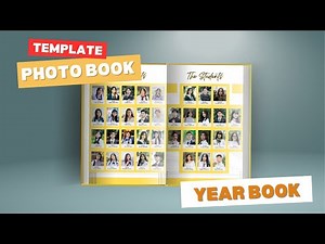 Cara Membuat Year Book School | Template Album Foto Buku Kenangan Sekolah