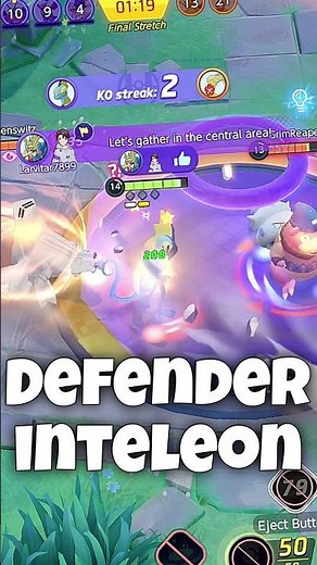 💥 Defender INTELEON in Pokemon unite!