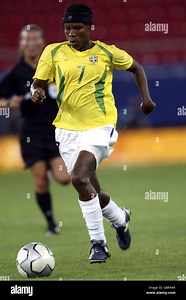 Soccer - Athens Olympic Games 2004 - Women's Final - USA v Brazil. Formiga, Brazil Stock Photo - Alamy