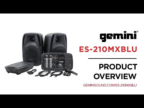 ES-210MXBLU Product Overview by Gemini Sound