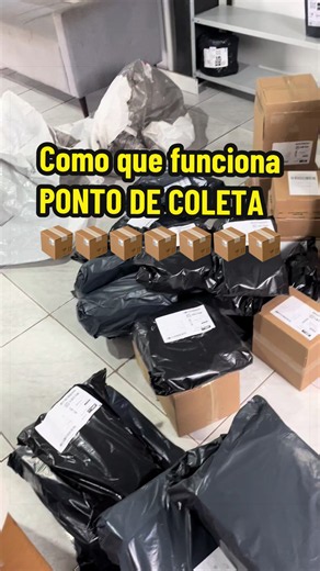 Como que realmente funciona um ponto de coleta ?? #pontodecoleta #shopee #tiktok #tiktokshop