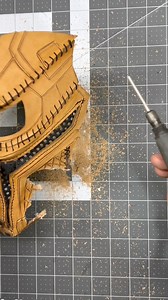 2.2K views · 44 reactions | I made a mask, then destroyed it. Then used that to make a mask. Comment and let me know what you thought and if you really liked it - give it a like and share it with a friend (or bitter rival) —it means the world! | Rockwell Masks | Facebook