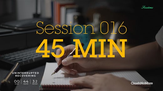 45 min｜Uninterrupted Recovering 016