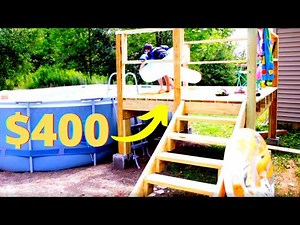 Quick Pool Deck for Small Pool