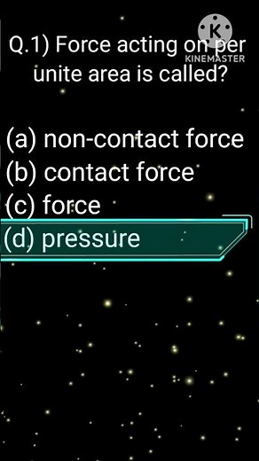 class 8 science chapter 11 Forces and Pressure mcq questions. @class8mcqquestion