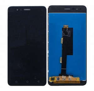 LCD with Touch Screen for Panasonic Eluga A4 - Blue (display glass combo folder)