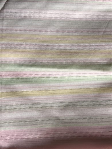 Vintage Cornet Stores Pastel Striped Deadstock Fabric - Etsy