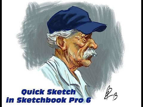 Quick Sketch In Sketchbook Pro 6