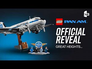 LEGO Icons Douglas DC-3 PAN AM Airliner 11378 OFFICIAL REVEAL