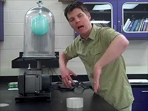 Balloon in a Vacuum Pump - Amazing Experiment with Mr Pauller