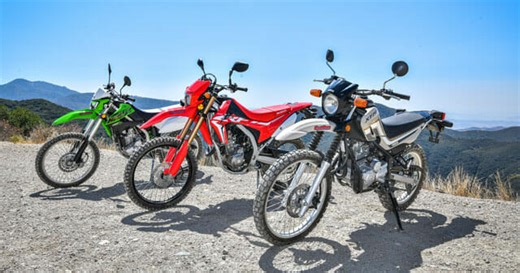 2020 Kawasaki KLX250 vs. Honda CRF250L vs. Yamaha XT250 Comparison