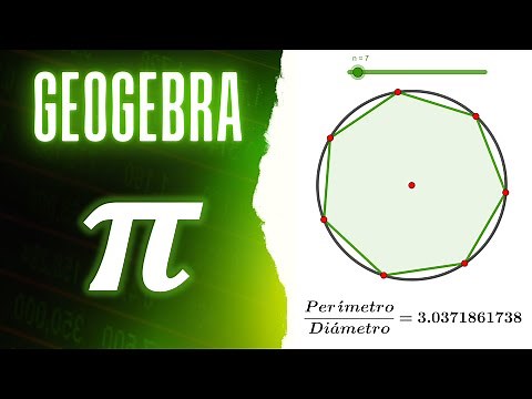 ✅ HOW TO CALCULATE PI IN GEOGEBRA (ARCHIMEDES' METHOD) | 01 - GEOGEBRA DEMONSTRATIONS 🚀