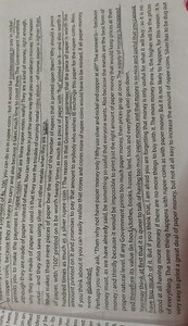 What are rupee-notes?Why are rupee notes made of paper instead... | Filo