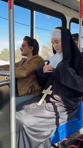8.8M views · 41K reactions | Nun transforms on the bus!  This video was produced by Network Media and Network Media Worldwide Entertainment | Rick's Kitchen Crew | Facebook