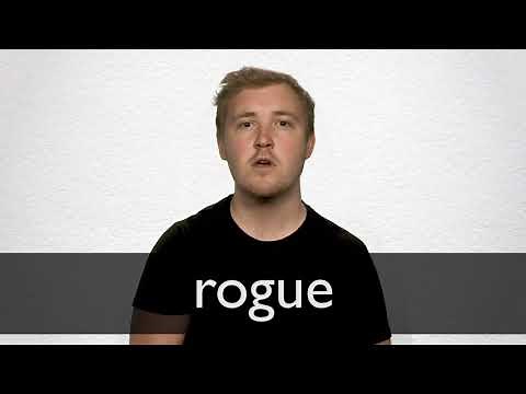 How to pronounce ROGUE in British English