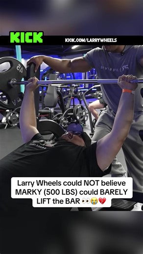 Larry Wheels Challenges Marky to Lift Heavy Barbell