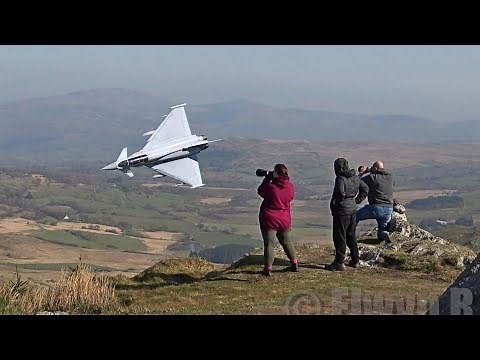 Mach Loop Madness featuring Typhoons & F-15s in Brilliant 4K