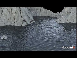 Houdini Pond Water Ripple - By Ripple Solver