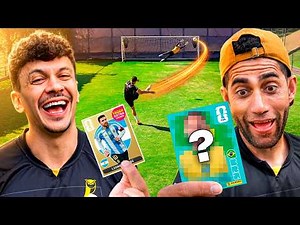 WHOEVER GETS THE BEST CARD WINS AND COMPLETES THE WORLD CUP ALBUM 😱⚽