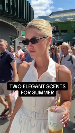 Two fragrances you’ll be remembered for 🎾🍓 @Leonora Smee @wimbledon #perfume #fragrance #summer #elegant @Jo Malone London @Chloe