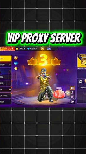 Working Proxy Server 🔥✅ #freefire #shorts