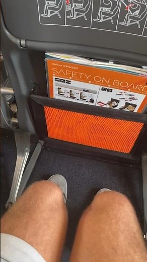 EasyJet Extra legroom seats row 13 seats D and E. #travel #easyjet