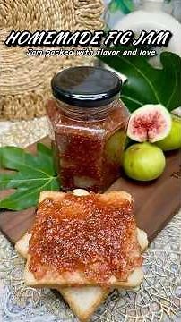 The Ultimate Homemade FIG JAM|Anjeer Jam|Perfect For A Snack|Easy With Just Few Ingredients#shorts