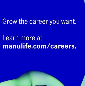 We support our colleagues’ development and lifelong learning, because when they thrive, we thrive too. Boundless opportunities await. Learn more at manulife.com/careers. | Manulife