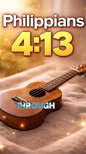 Philippians 4:13 | Scripture Memory Song | Ukulele