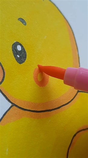 Cute Duck Drawing #art #youtubeshorts #trending #satisfying #drawing