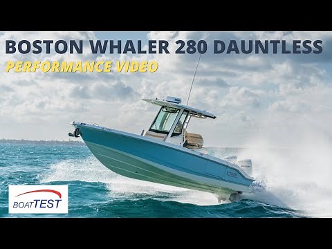 Boston Whaler 280 Dauntless Test Video 2023 by BoatTEST.com