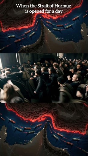 Finally the strait of Hormuz opened for a day!#middleeast #cooking #minecraft