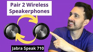 How To Sync 2 Jabra Speak 710 Wireless Speakerphones - FAST!