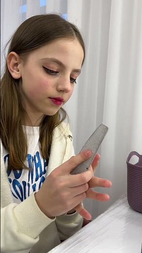 Мій МАКІЯЖ та МАНІКЮР від підписників My little Nastya #shorts