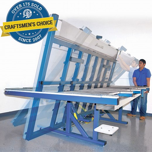 EZ-TILT Stone Fabrication Table - AccuGlide Saws