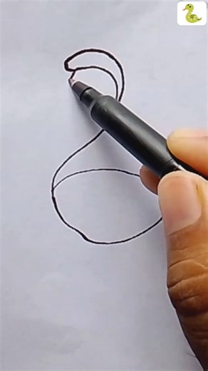 snake drawing 🐍 #nagin #shorts #art