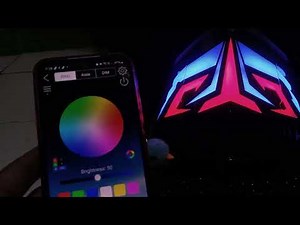 Cara konek dan setting aplikasi LED LAMP untuk modul DMX